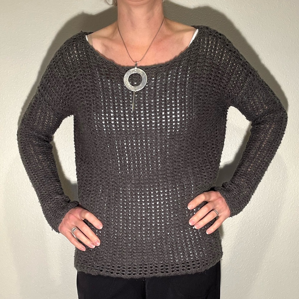 Gray Calvin Klein Knit Sweater